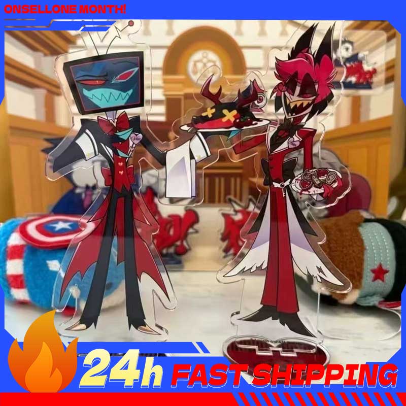 Anime Game Merchandise - 2pcs Hazbin Anime Peripherals Alastor Waiter