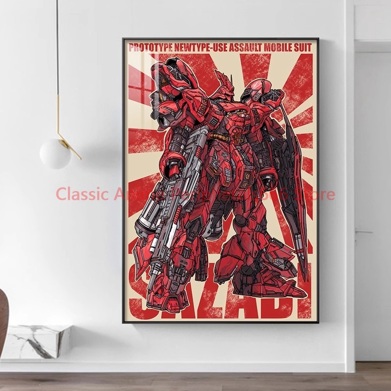 Retro Gundam Hanging Painting, - Bandai Gundam Hg recension och pris