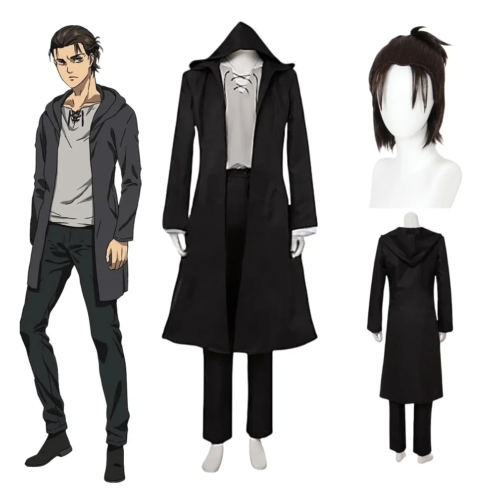 2026Eren Jaeger Cosplay Costum - Anime Merchandise Clothes recension och pris