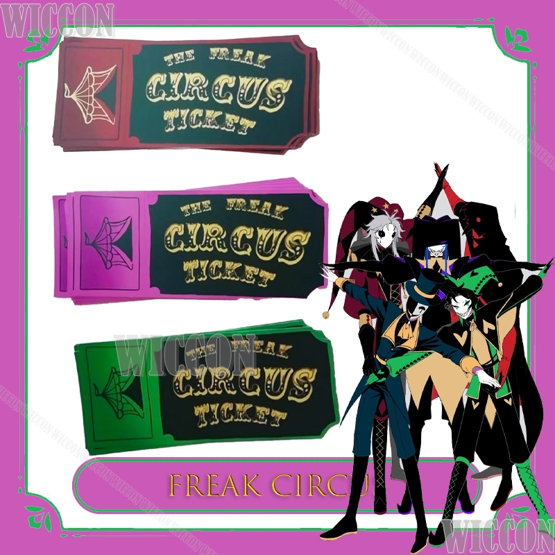 Freak Circus Ticket Card Red G - Anime Merchandise Europe recension och pris