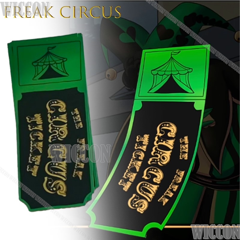 Freak Circus Ticket Card Red G - Anime Merchandise Europe recension och pris