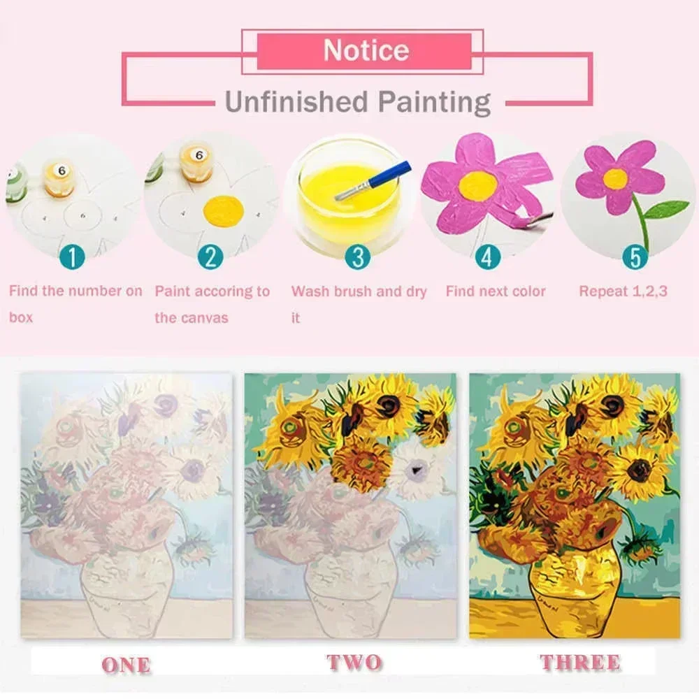 DIY Oil Painting By Numbers An - Frieren Anime Merchandise recension och pris