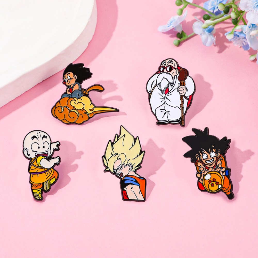5 Pcs Classic Popular Anime Br - Enamel Pin Set recension och pris