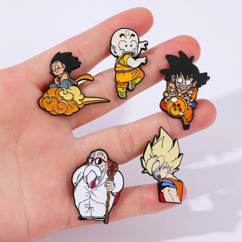 5 Pcs Classic Popular Anime Br - Enamel Pin Set recension och pris