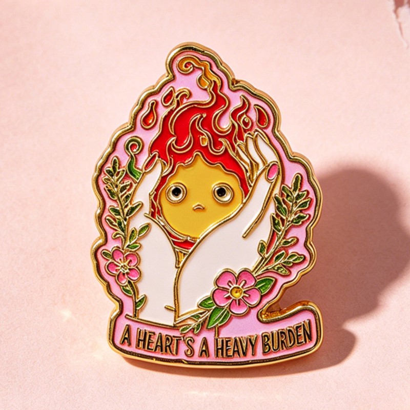 A HEART'S A HEAVY BURDEN Ename - Enamel Pin Set recension och pris