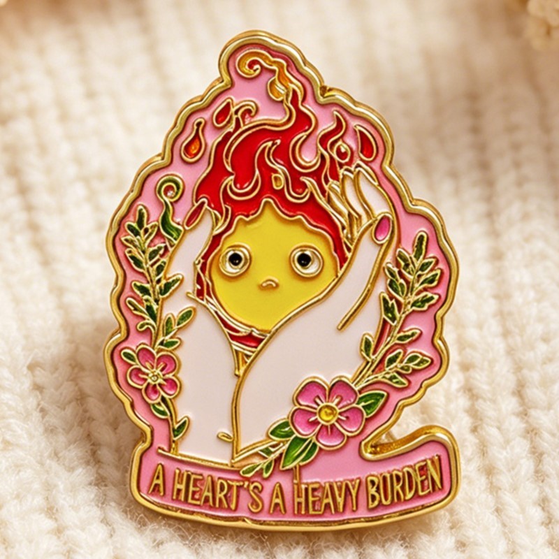 A HEART'S A HEAVY BURDEN Ename - Enamel Pin Set recension och pris
