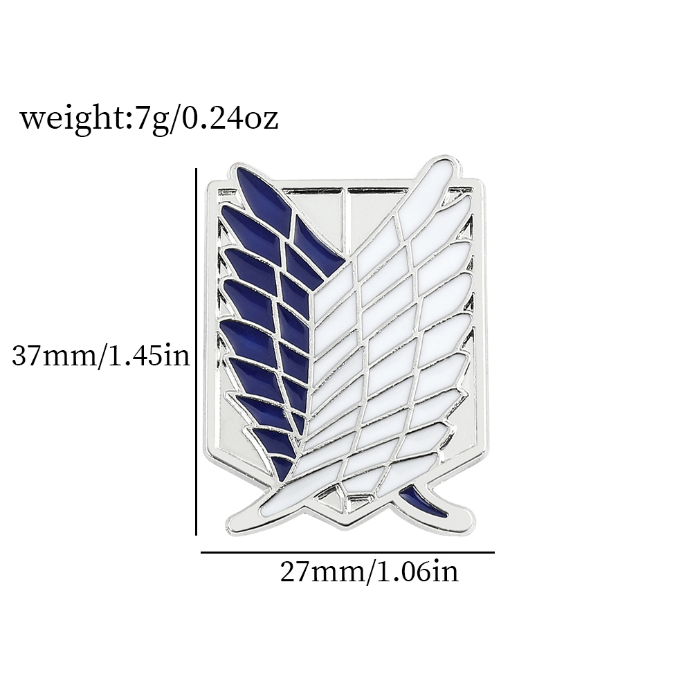 Anime Attack on Titan Enamel B - Enamel Pin Set recension och pris