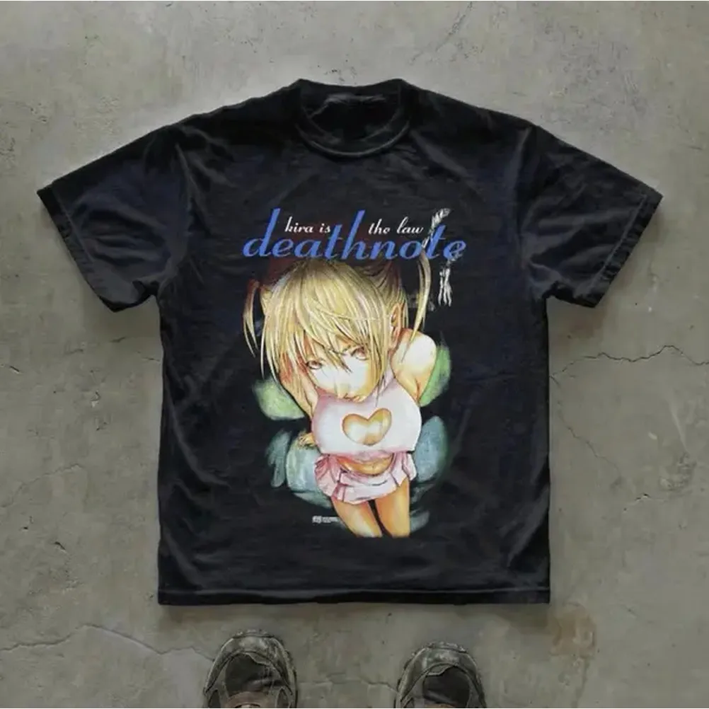 Misa Is The Law T-Shirt, Death - Anime Merchandise Clothes recension och pris
