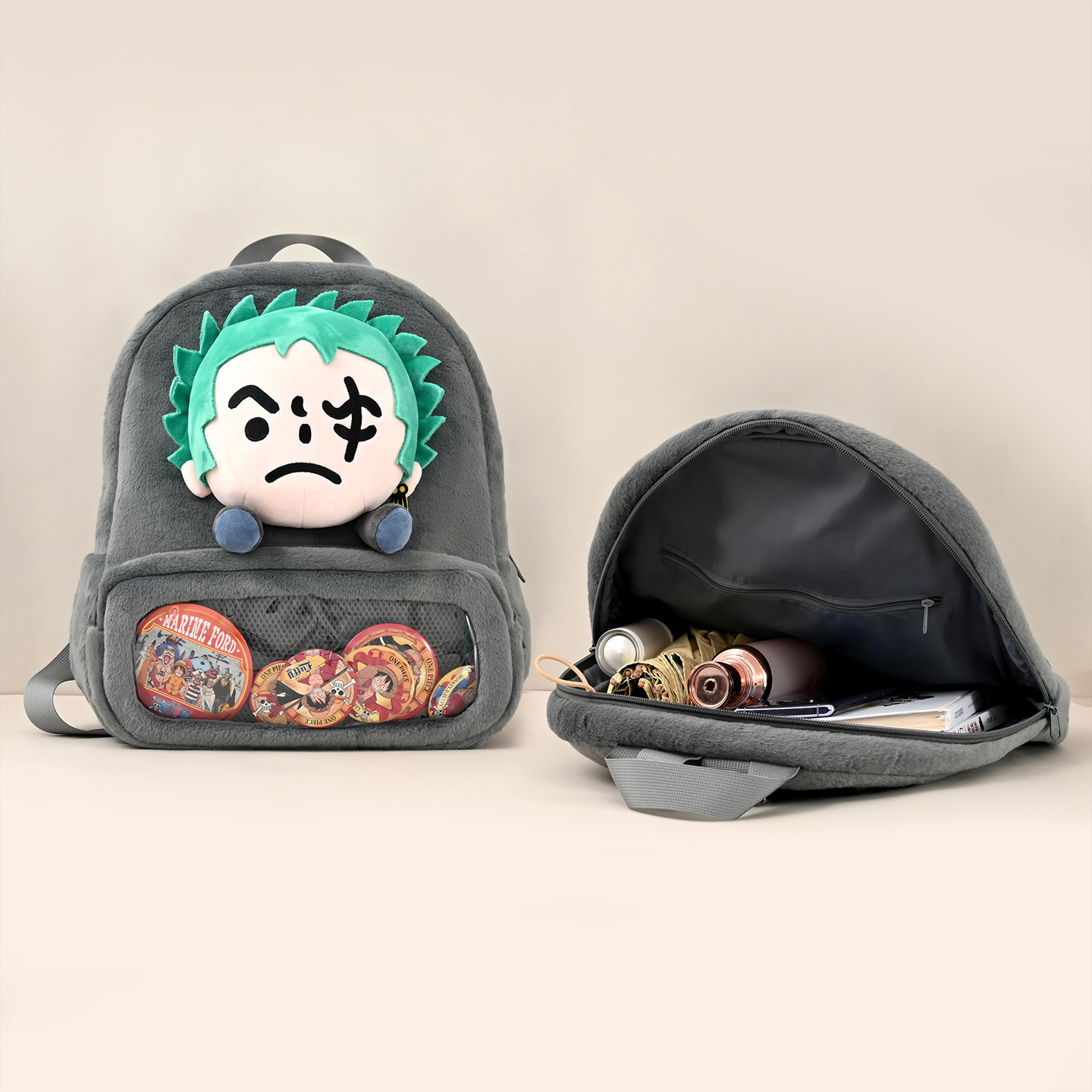 One Piece Backpack Cartoon Mon - Luffy Anime Merchandise recension och pris