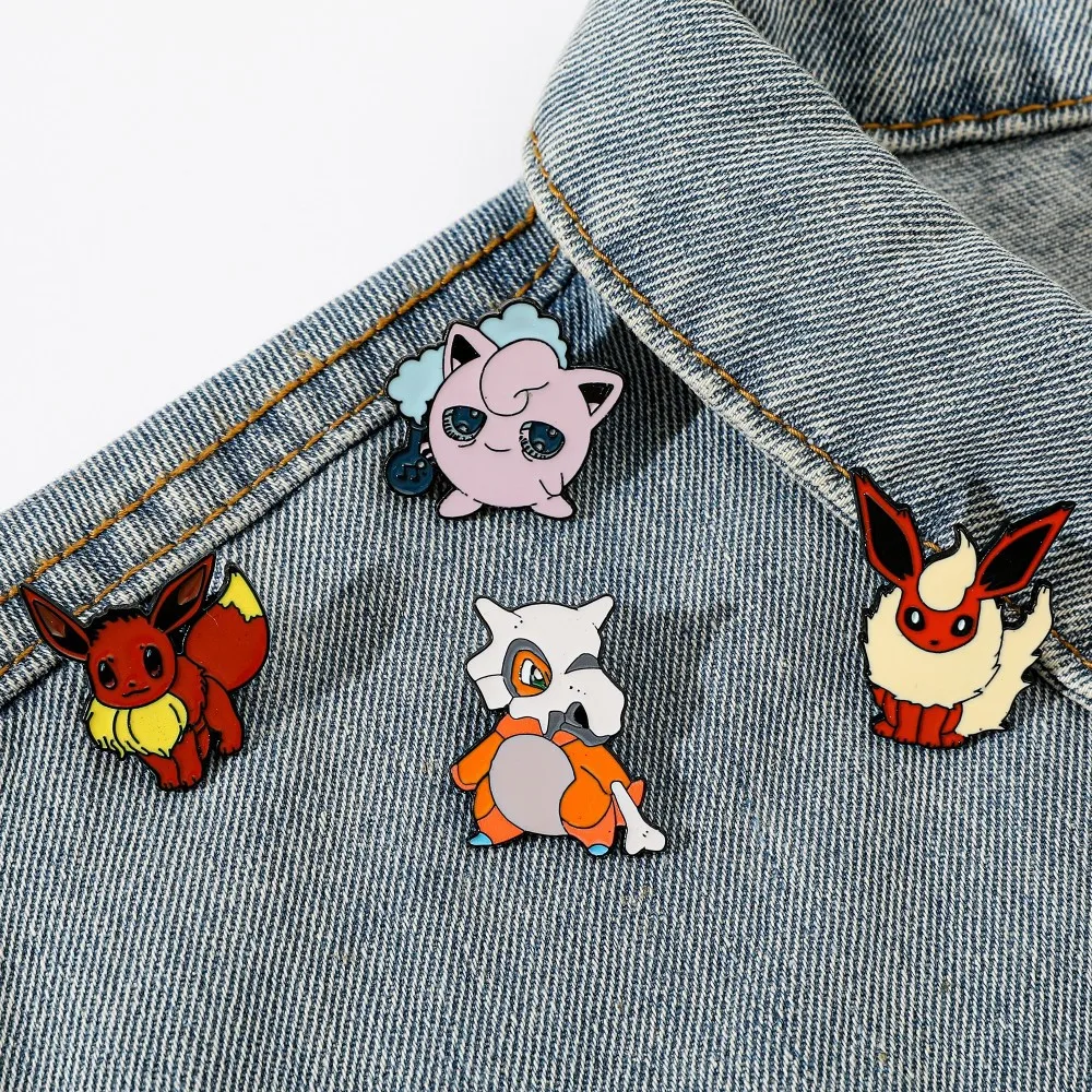 4 Pcs Characters Cartoon Brooc - Enamel Pin Set recension och pris