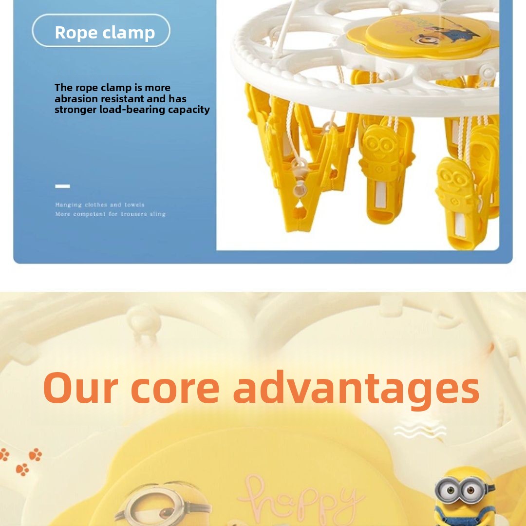 Minions cartoon cute round clo - Anime Merchandise Clothes recension och pris