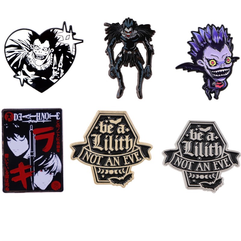 Cute Gothic Dark Demon Monster - Enamel Pin Set recension och pris
