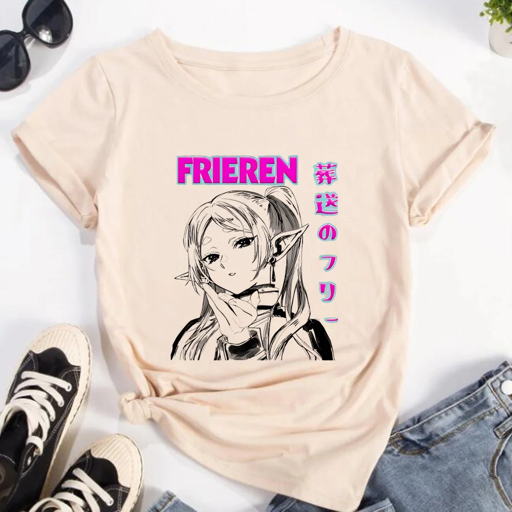 Frieren Tshirt Women Streetwea - Frieren Anime Merchandise recension och pris